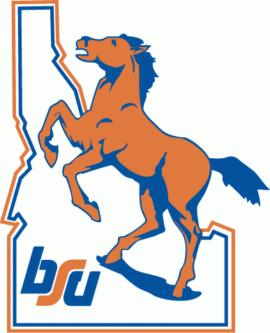 Boise State Broncos 1974-2001 Primary Logo Sticker Heat Transfer